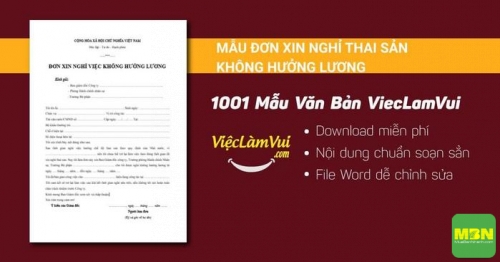 Mẫu đơn xin nghỉ thai sản không hưởng lương, 4433, Minh Toàn, Giàu Nhanh, 10/03/2021 10:21:15