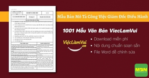 Mẫu bản mô tả công việc giám đốc điều hành, 4593, Minh Toàn, Giàu Nhanh, 23/04/2021 11:06:11